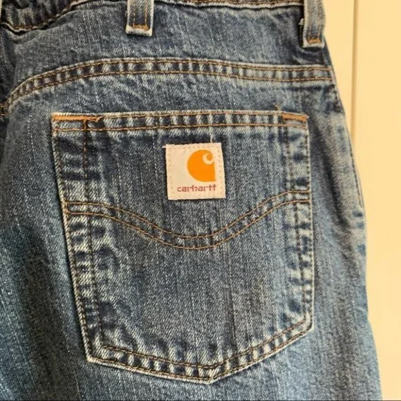 Carhartt Flannel Lined Jeans Size 33x30 - Picture 7 of 9